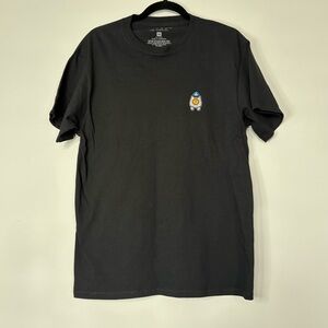 Mens Black Simple Graphic Tee Pacsun Size M